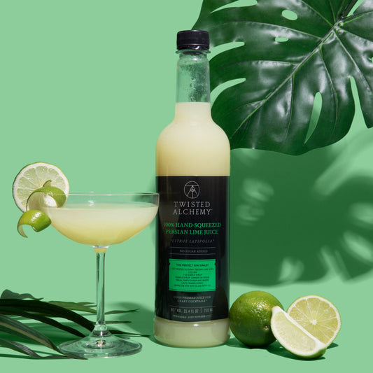 100% HAND - SQUEEZED PERSIAN LIME JUICE FRESH COLD PRESSED - Twisted Alchemy